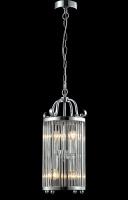 Подвесной светильник Crystal Lux TADEO SP4 D200 CHROME/TRANSPARENTE
