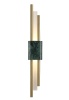 Бра Crystal Lux CARTA AP6W LED GREEN/BRASS