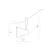 Светильник на шине ARTE Lamp A3058PL-1BK