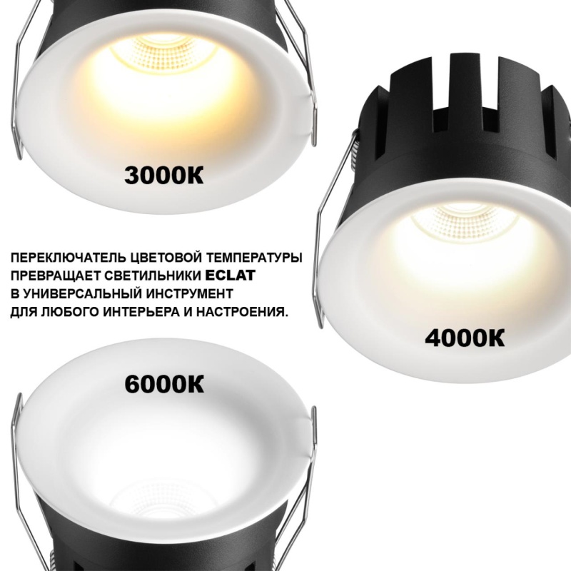 359882 NT Светильник 5Вт 3000/4000/6000К 100-265В IP20 WIR
