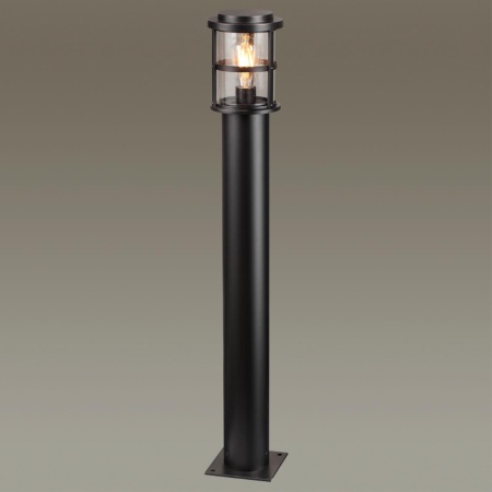 4964/1F NATURE ODL22 715 черный/стекло Ландшафтный светильник на столбе E27 1*60W IP44 MAGUS