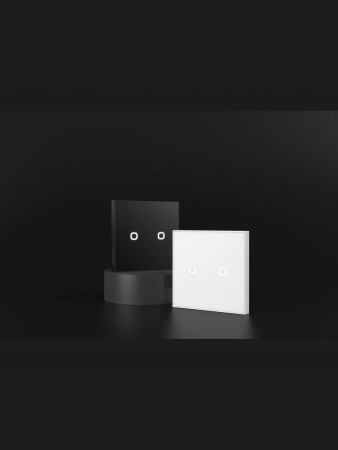 Выключатель Yeelight Pro, серия M20, проводной, 2 кнопки, черный