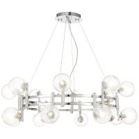 Подвесная люстра Crystal Lux LUXURY SP16 CHROME