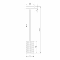 Подвесной светильник Eurosvet 50247/1 LED черный