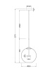 Подвесной светильник Maytoni MOD056PL-L12G3K