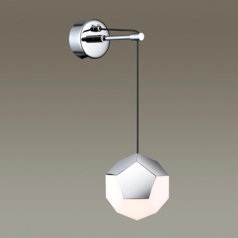 4304/7WL HIGHTECH ODL22 000 хром Настенный светильник IP20 LED 7W 420Лм IP20 4000K BINGO
