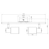 Спот ARTE Lamp A4510PL-2SS