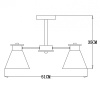 Люстра на штанге ARTE Lamp A1031PL-3WH