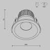 Влагозащищенный светильник Maytoni Technical DL034-01-06W3K-D-W