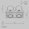 Встраиваемый светильник Technical DL095-02-10W3K-W