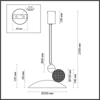 Подвесной светильник Odeon Light 6625/20L
