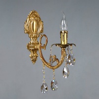 Бра AMBIENTE by BRIZZI 8888/1 AB Tear drop