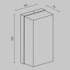 Настенный светильник (бра) Outdoor O454WL-L10GF3K