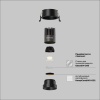Встраиваемый светильник Technical DL123-10W-3K-B