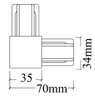 Коннектор Crystal Lux CLT 0.211 07 WH