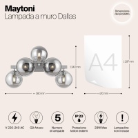 Бра Maytoni MOD547WL-05CH