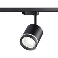 358801 PORT NT21 236 черный Светильник трековый однофазный трехжильный IP20 LED 15W 1300Лм 4000K 85-265V ARUM