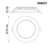 358031 NT Светильник LED 20Вт 4100К 220В IP20 SPOT