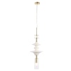Подвесной светильник Crystal Lux VALENCIA SP1.4 GOLD
