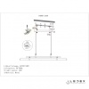 Подвесной светильник iLedex 9498P-32W-3000K BK-BR-WH