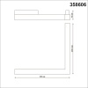 358606 SHINO NT21 155 черный Трековый светильник для низковольного шинопровода IP20 LED 4000K 24W 48V FLUM