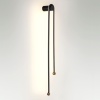 6633/18WL HIGHTECH ODL24 285 металл/черный/акрил Настенный светильник IP20 LED 18W 3000K 220V MEMFI