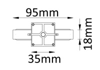 Коннектор Crystal Lux CLT 0.211 01 WH
