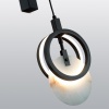 5422/17WL HIGHTECH ODL_EX25 083 черный/металл/алебастр Настенный светильник LED 17W 3000K 986Лм MERCURY