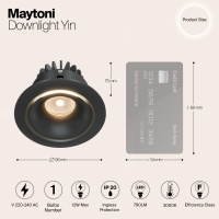 Встраиваемый светильник Maytoni Technical DL031-2-L12B