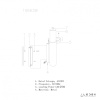 Бра iLedex 10663W-25W-3000K BR