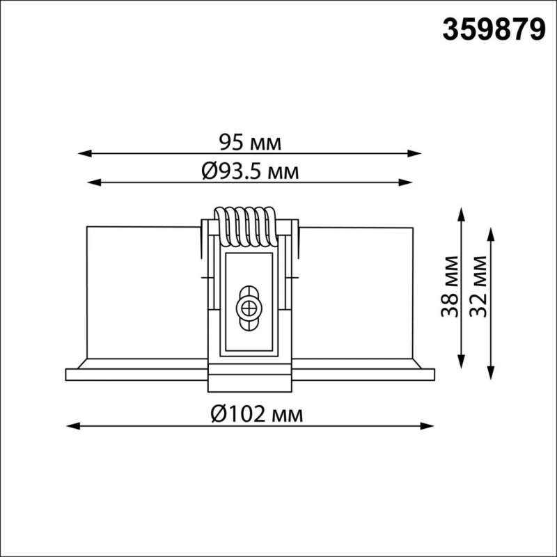 359879 NT Светильник 18Вт 3000/4000/6000К 100-265В IP20 WIR