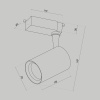 Трековый светильник Technical TR003-1-10W4K-W-W