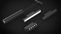 Трековый светильник Yeelight Pro S21+ магнитный, гриль, 5 спотов в контуре, черный YP-0129-B