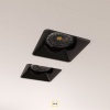 Светильник для ПВХ, чёрный, квадратный, 4000К