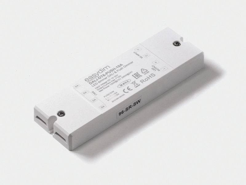 EasyDim Декодер DALI диммер 12-24В 1 адрес с функцией push-dim,, DALI-DT6-PUSH-10A