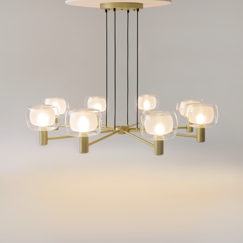 Люстра на штанге Maytoni MOD411PL-08G