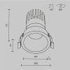 Встраиваемый светильник Technical DL118-15W-2.7K-W