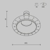 Встраиваемый светильник Technical DL126-GU10-TRS-MG