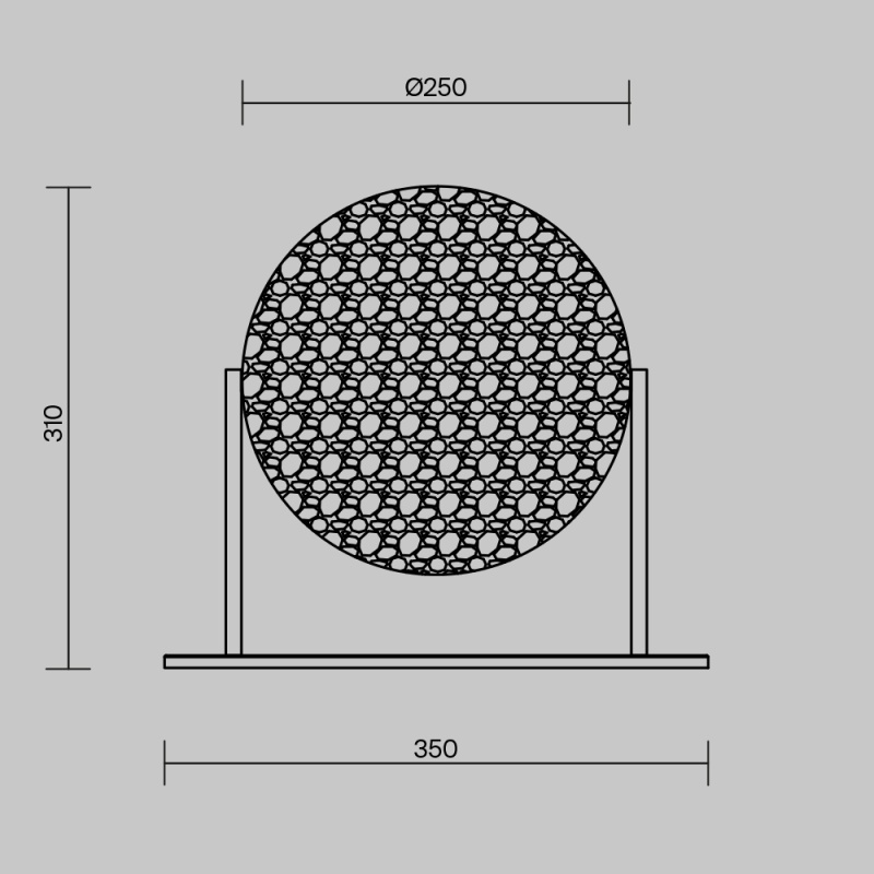 Настольный светильник Maytoni MOD387TL-L8CH3K