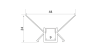 SWG PRO Встраиваемый угловой алюминиевый профиль SWG PRO, RC-4425-2.5
