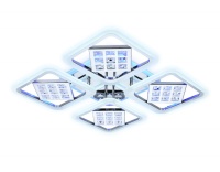 Люстра на штанге Ambrella Light FA288