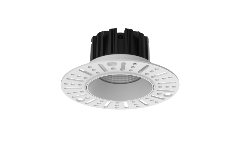 DesignLed Светильник встраиваемый под шпаклевку DILLY 12Вт, 50°, IP44, белый, 3000K, DL-RE48P-WH-12-WW