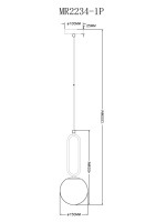 Подвесной светильник MyFar MR2234-1P
