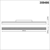 359486 SHINO NT24 134 черный Трековый низковольт. св-к диммир. со сменой цв.температуры, пульт ДУ/Tuya Smart Life IP20 LED 24W 48V 3000-6500K FLUM