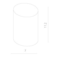 Накладной светильник ARTE Lamp A9260PL-1WH