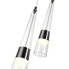 5044/24WL L-VISION ODL24 000 глянц.темн.хром/прозрачный/металл/стекло Бра LED 24W 3000K 2536Лм LUMP