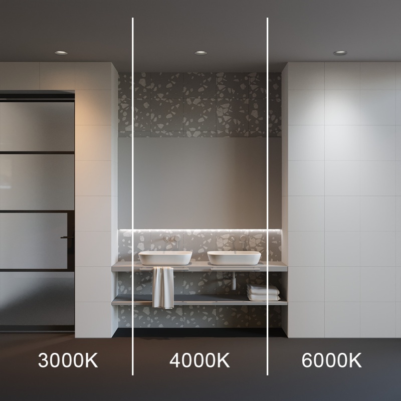 Влагозащищенный светильник Maytoni DL055-12W3-4-6K-B