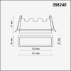 358240 NT Светильник LED 10Вт 4000К 85-265В IP20 SPOT