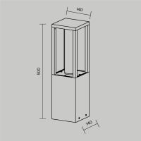 Ландшафтный светильник Outdoor O480FL-L12B3K