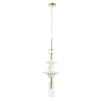 Подвесной светильник Crystal Lux VALENCIA SP1.4 GOLD